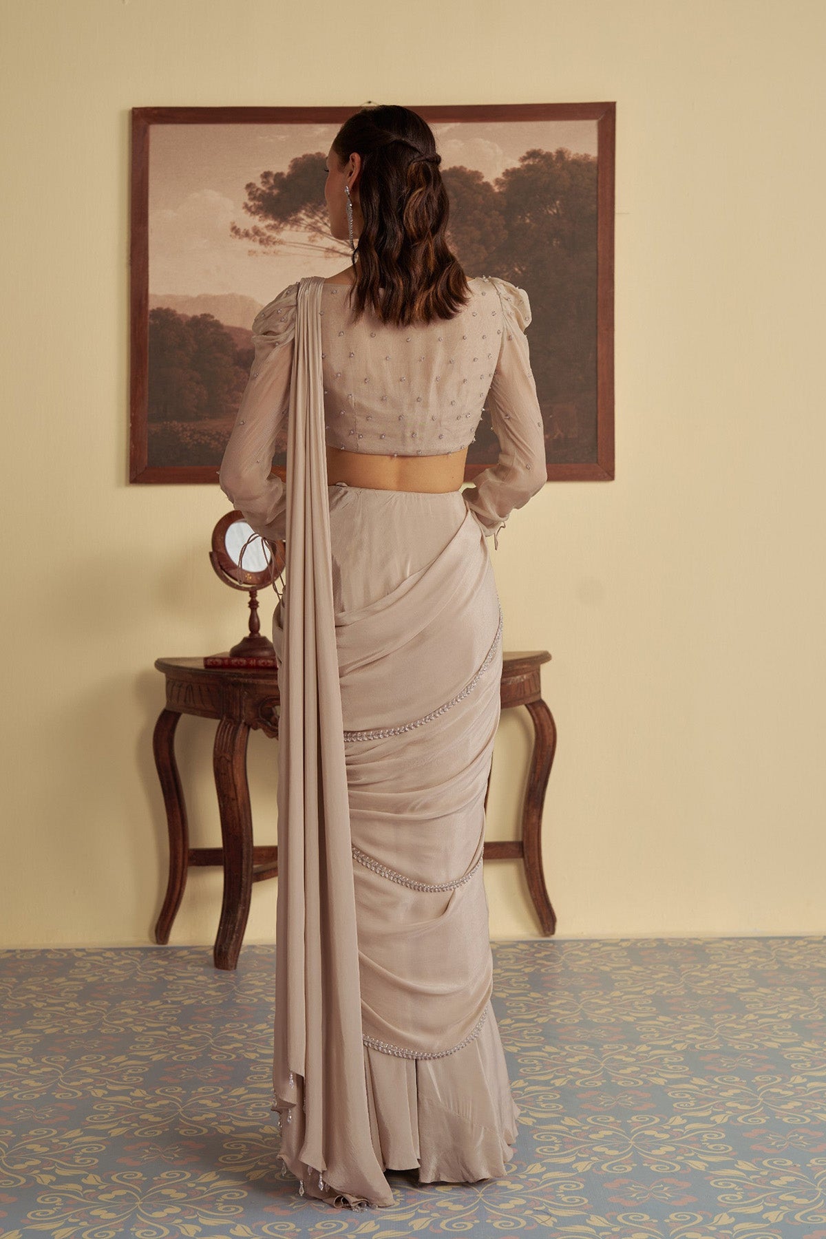 Starlit Whisper Saree