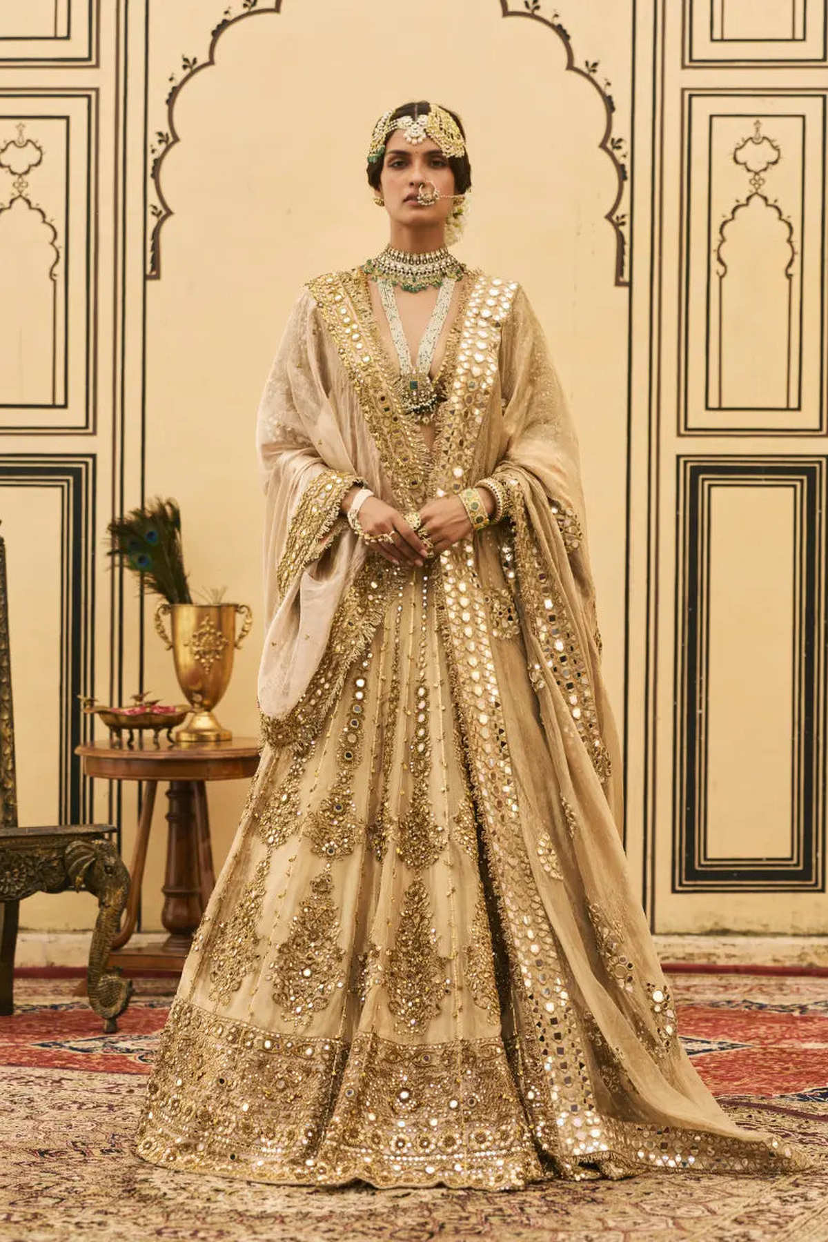 Sunehra Tissue Lehenga Set