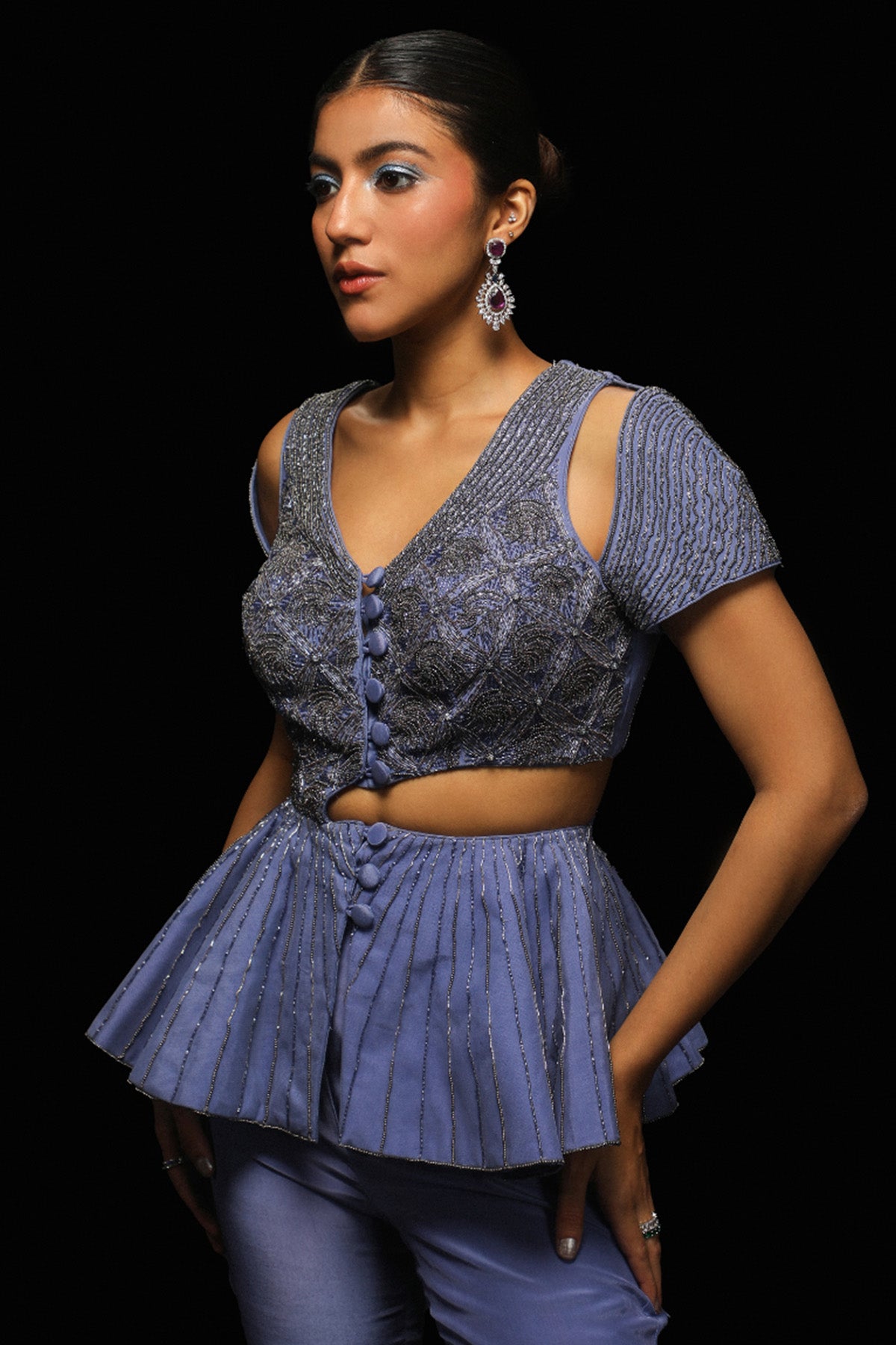 Supernal Peplum Set
