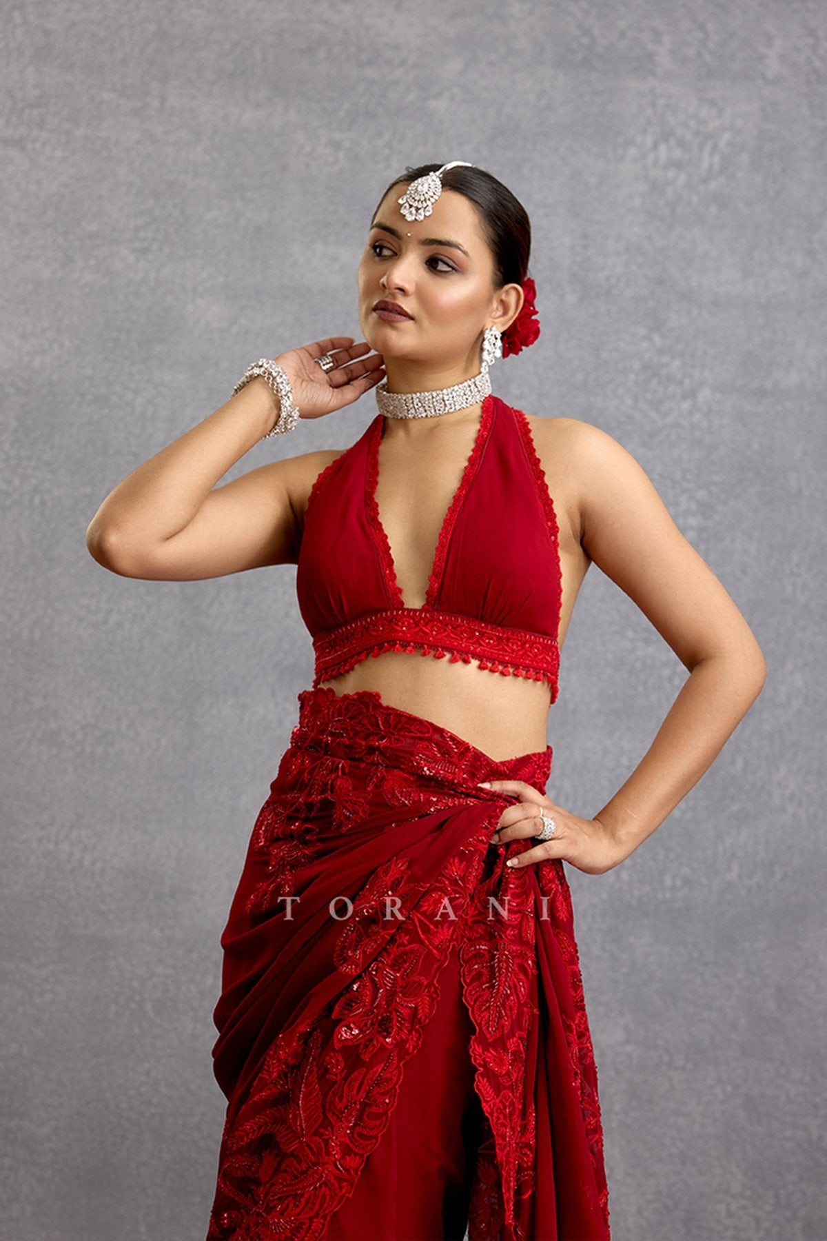 Surkh Amaavi Blouse
