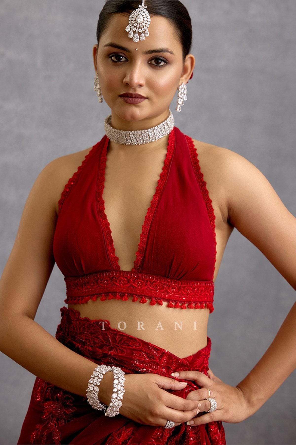 Surkh Amaavi Blouse