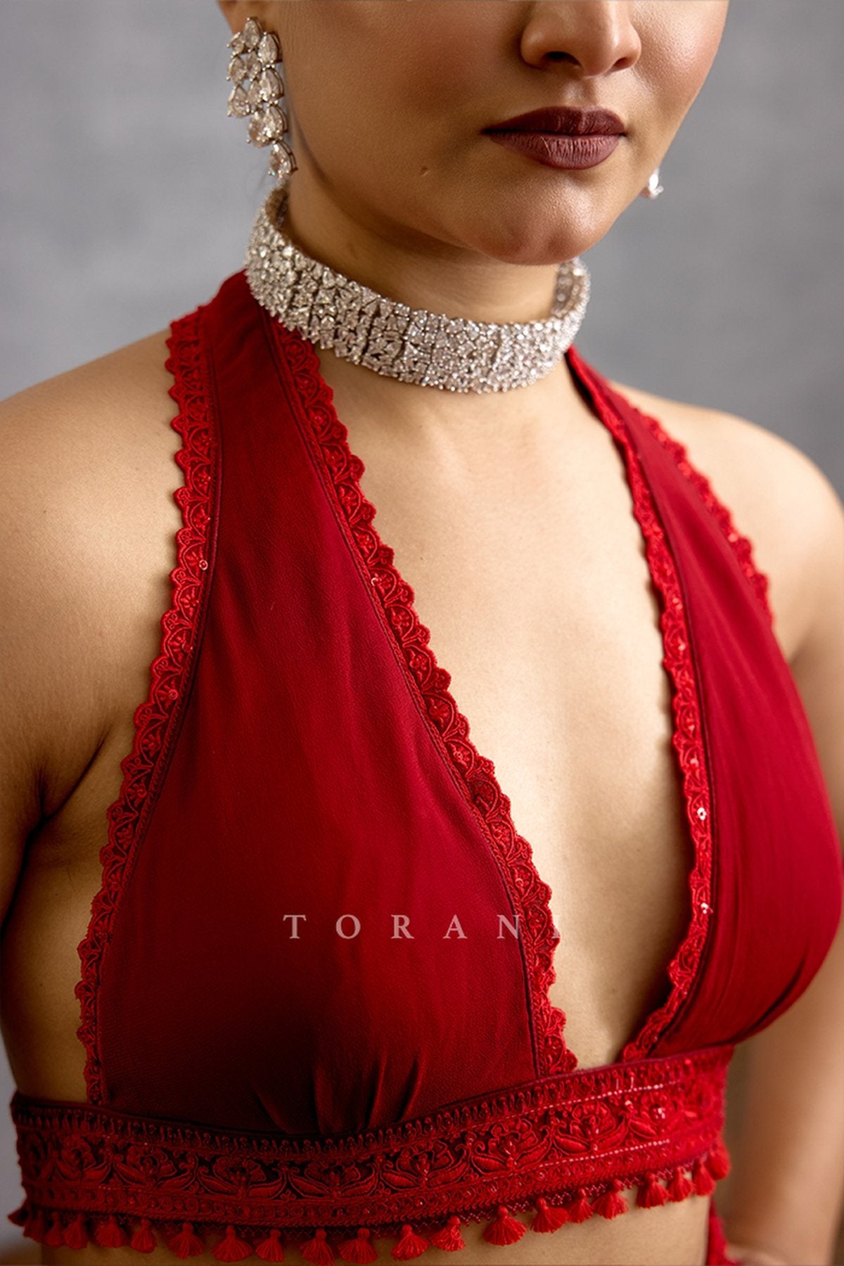 Surkh Amaavi Blouse
