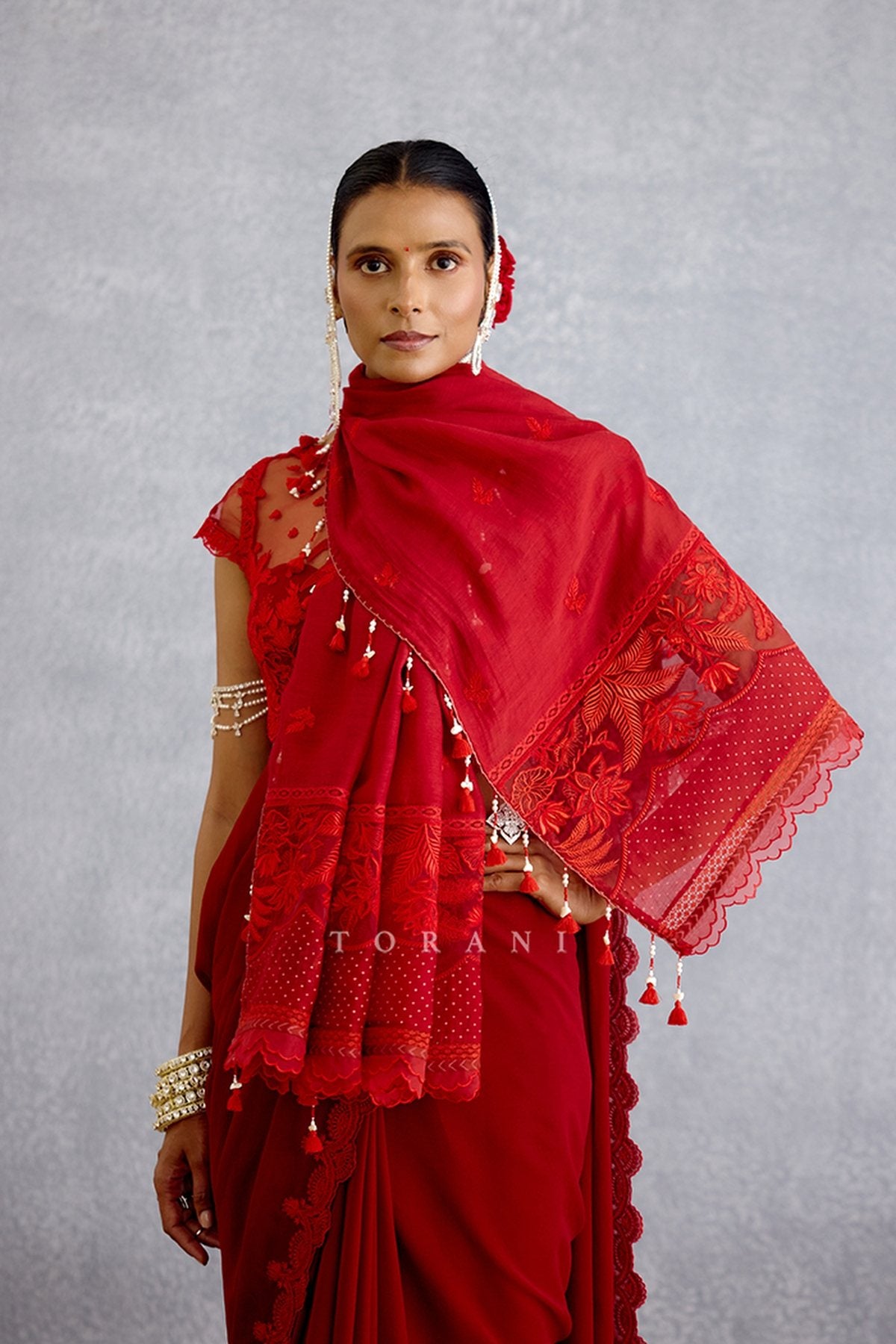 Surkh Arushi Scarf