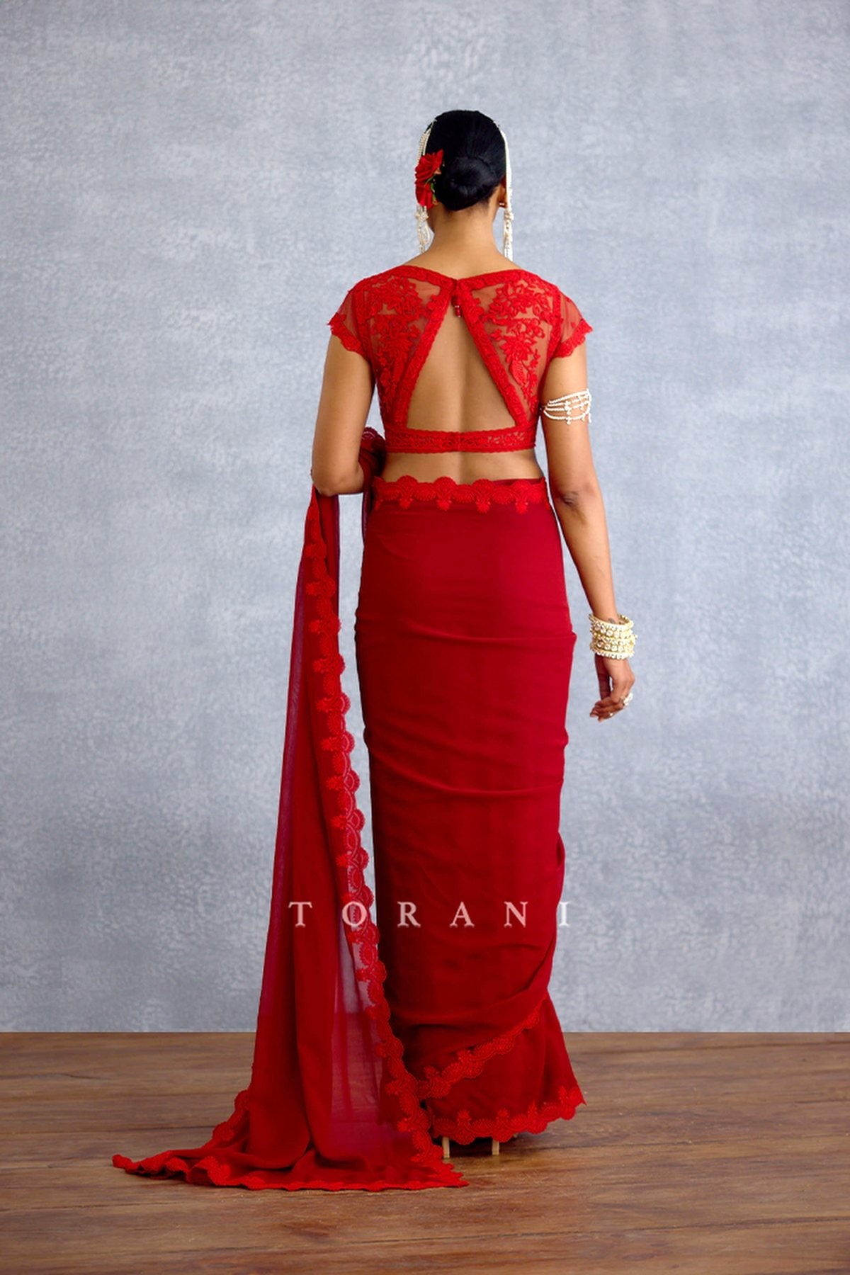 Surkh Damini Blouse
