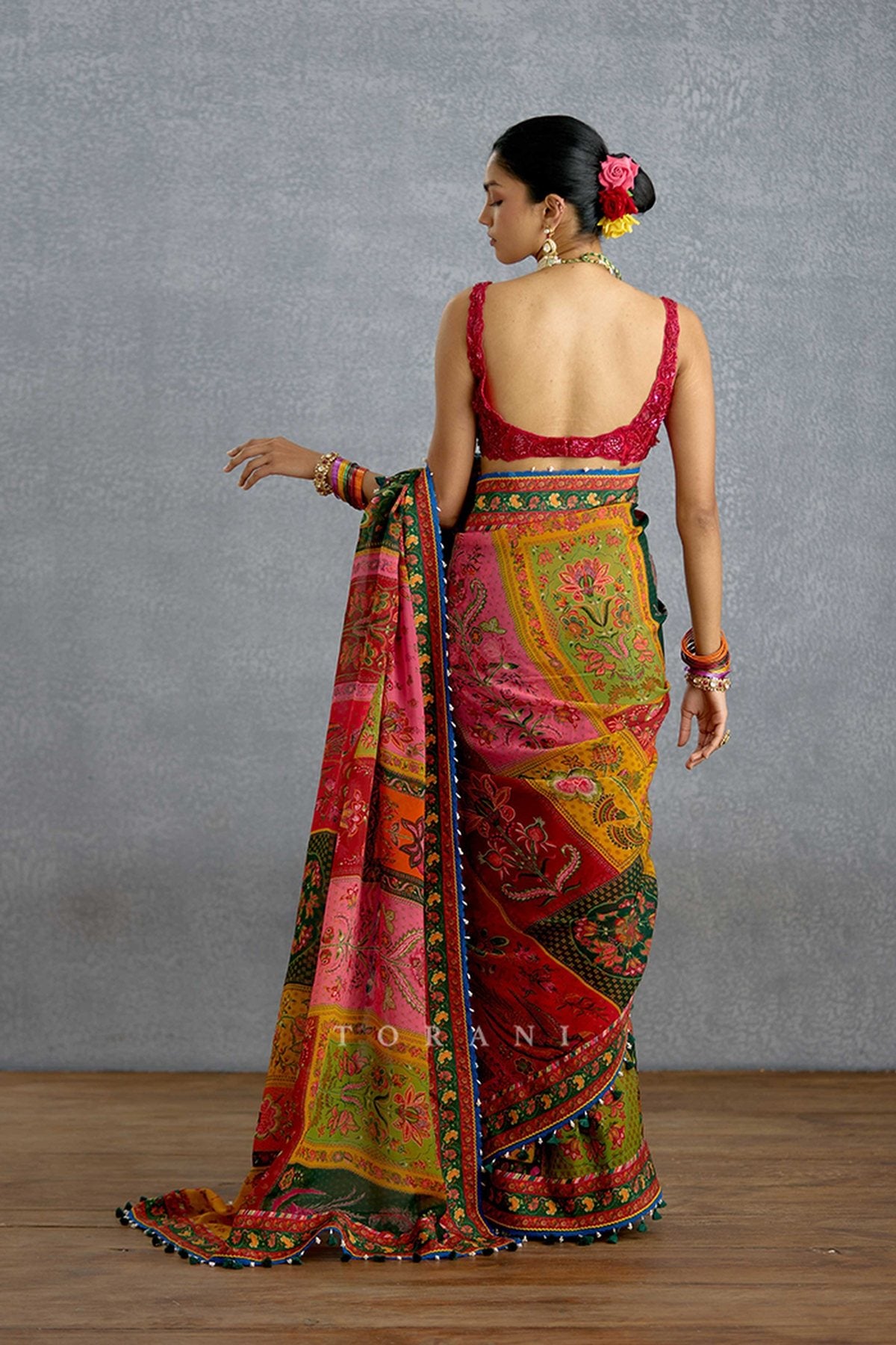 Surkh Pratima Kashish Blouse