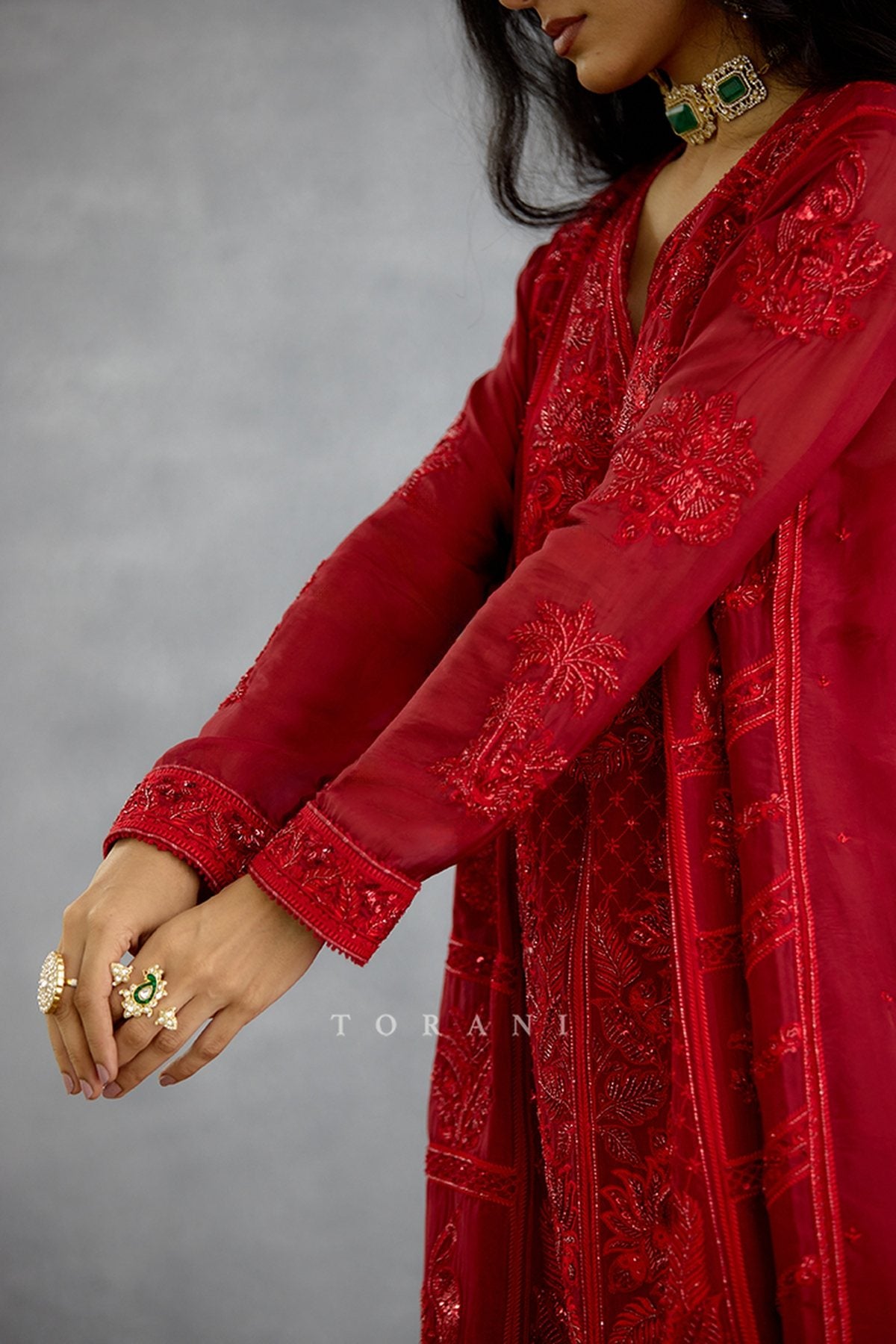 Surkh Samrina Kurta Set