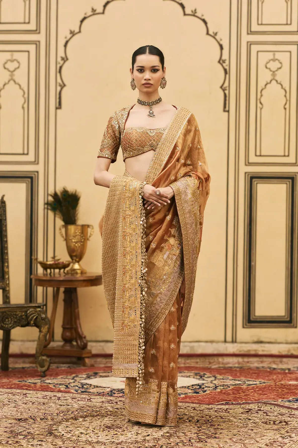 Tamra Tissue Saree Set