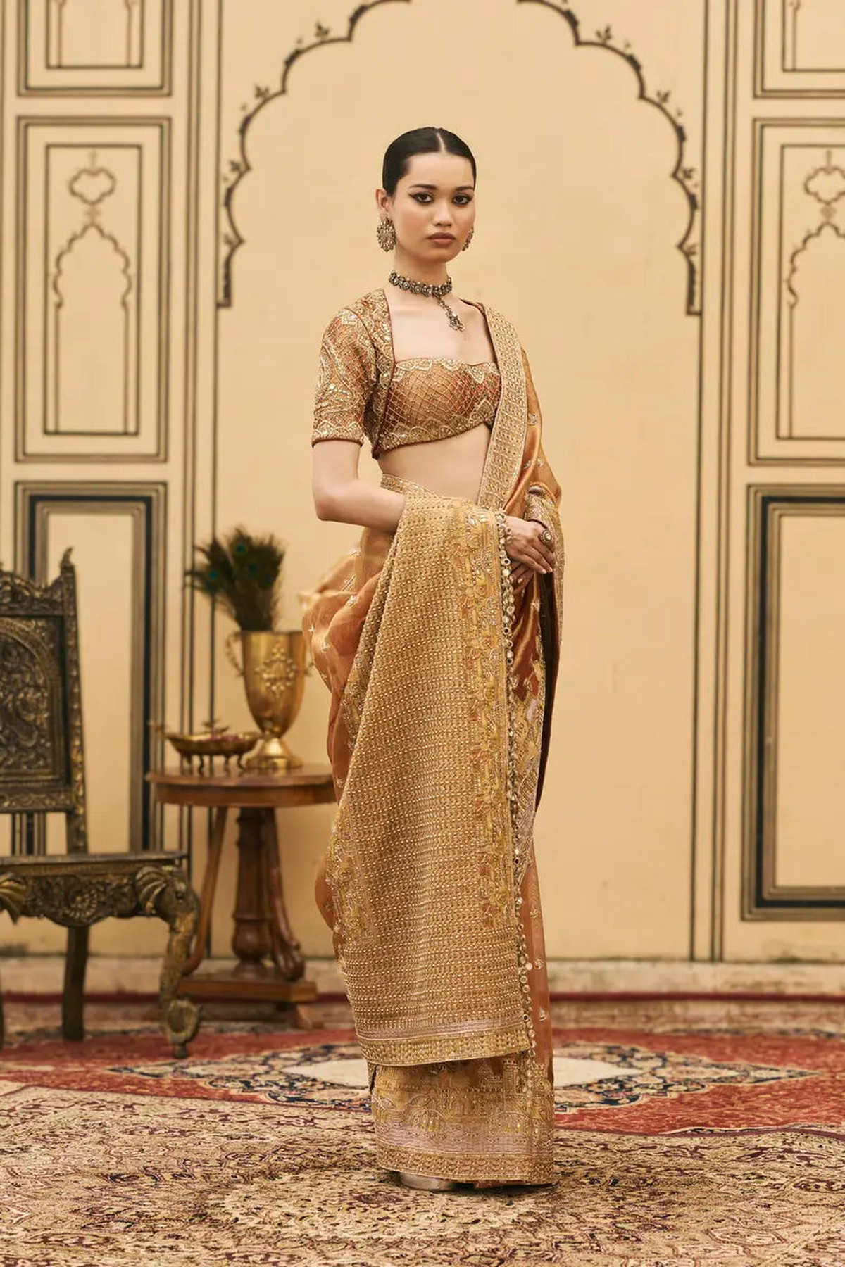 Tamra Tissue Saree Set