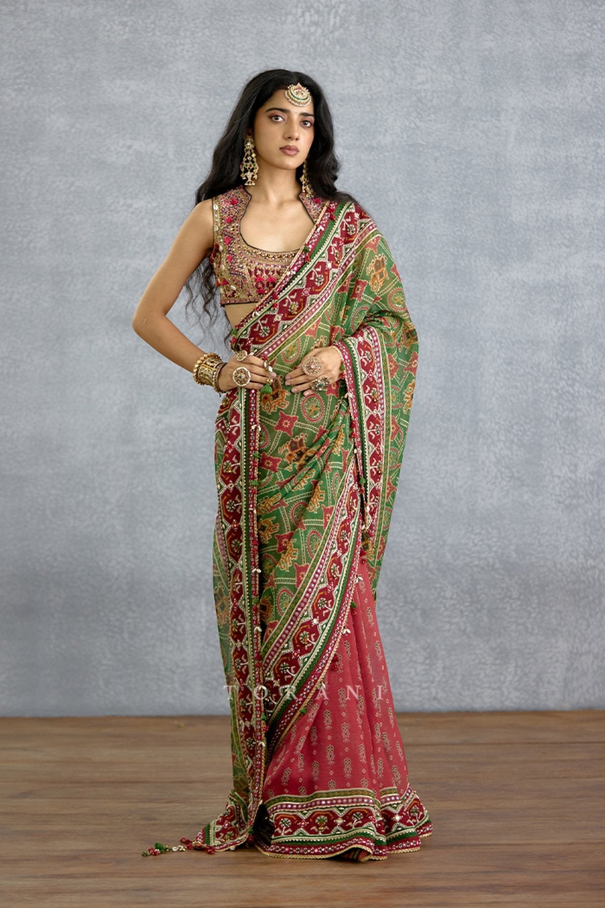 Trinaja Surkhi Ameesha Saree