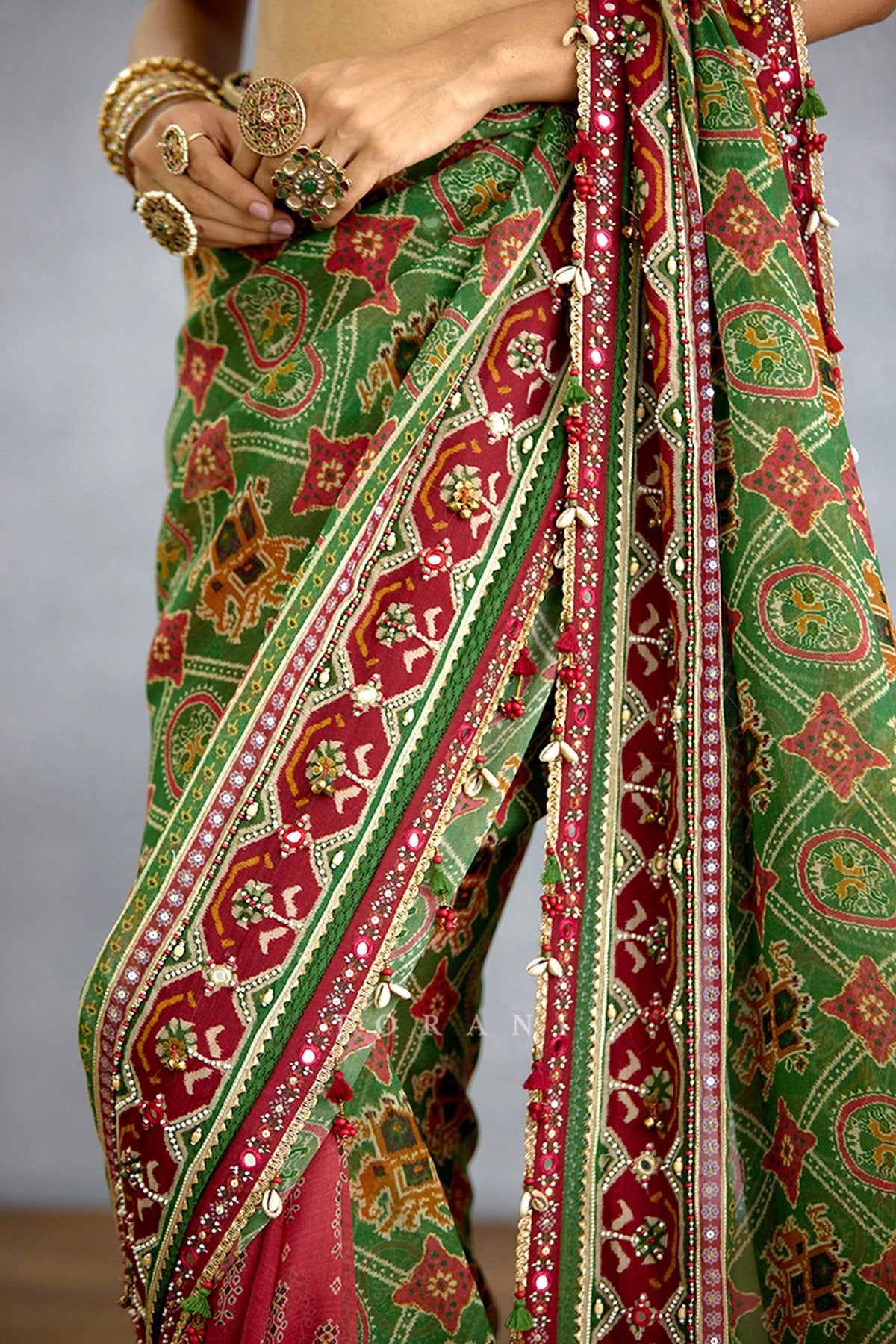 Trinaja Surkhi Ameesha Saree