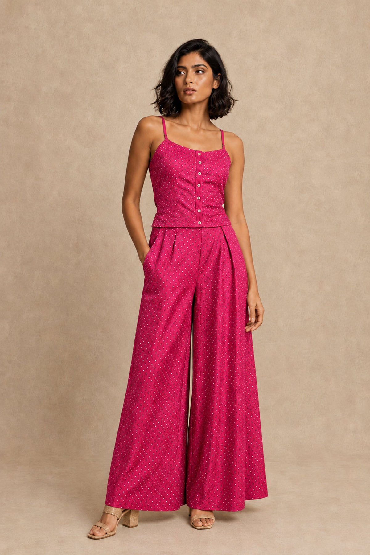 Crushed Bandhani Inner Top