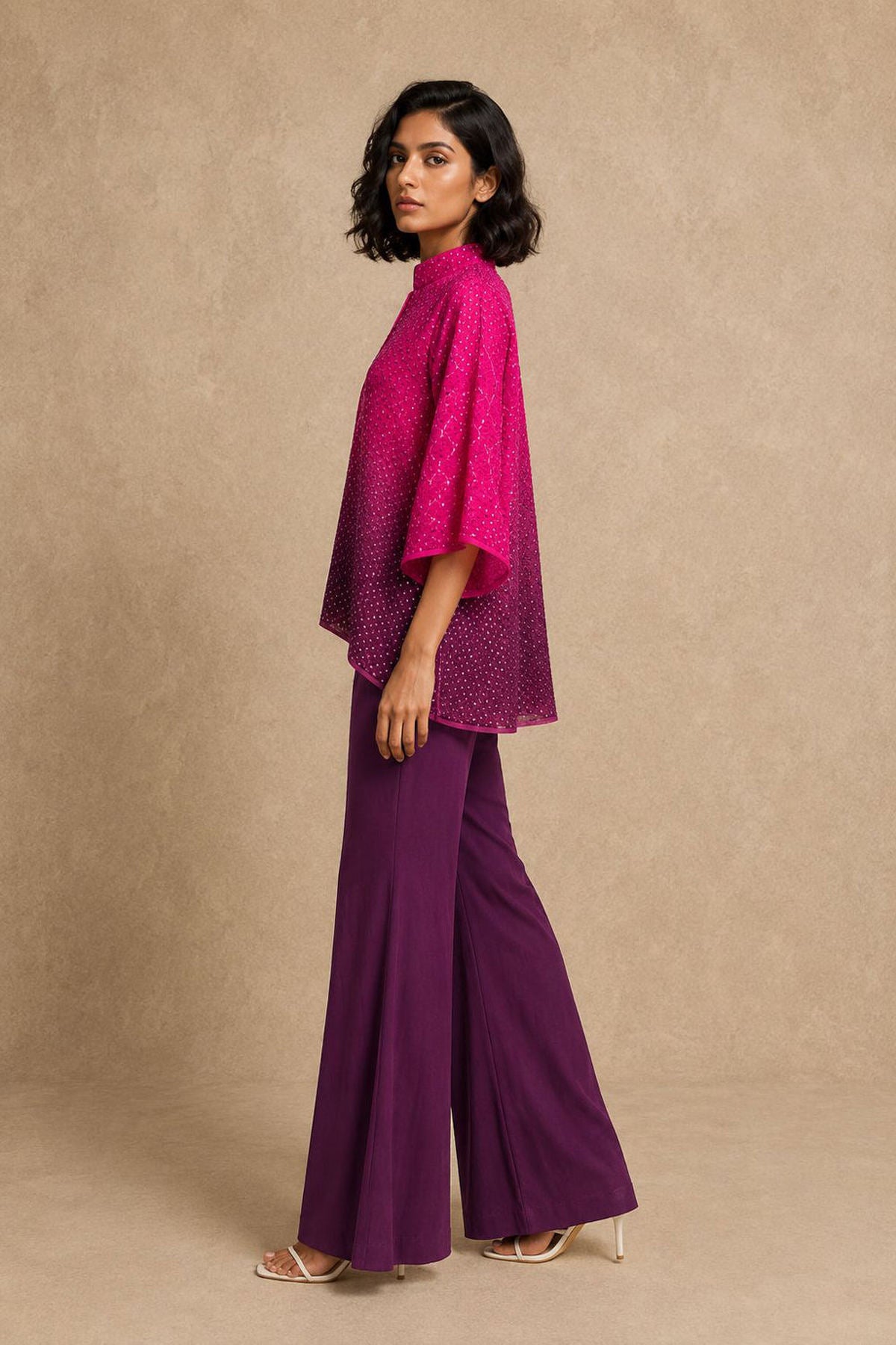 Rai Bandhani A Line Ombre Top