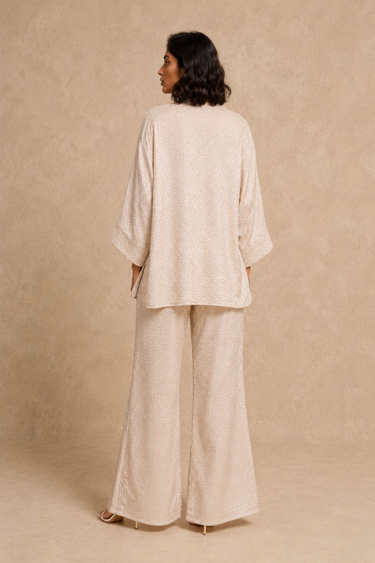 Rai Bandhani Kimono Sleeves Top