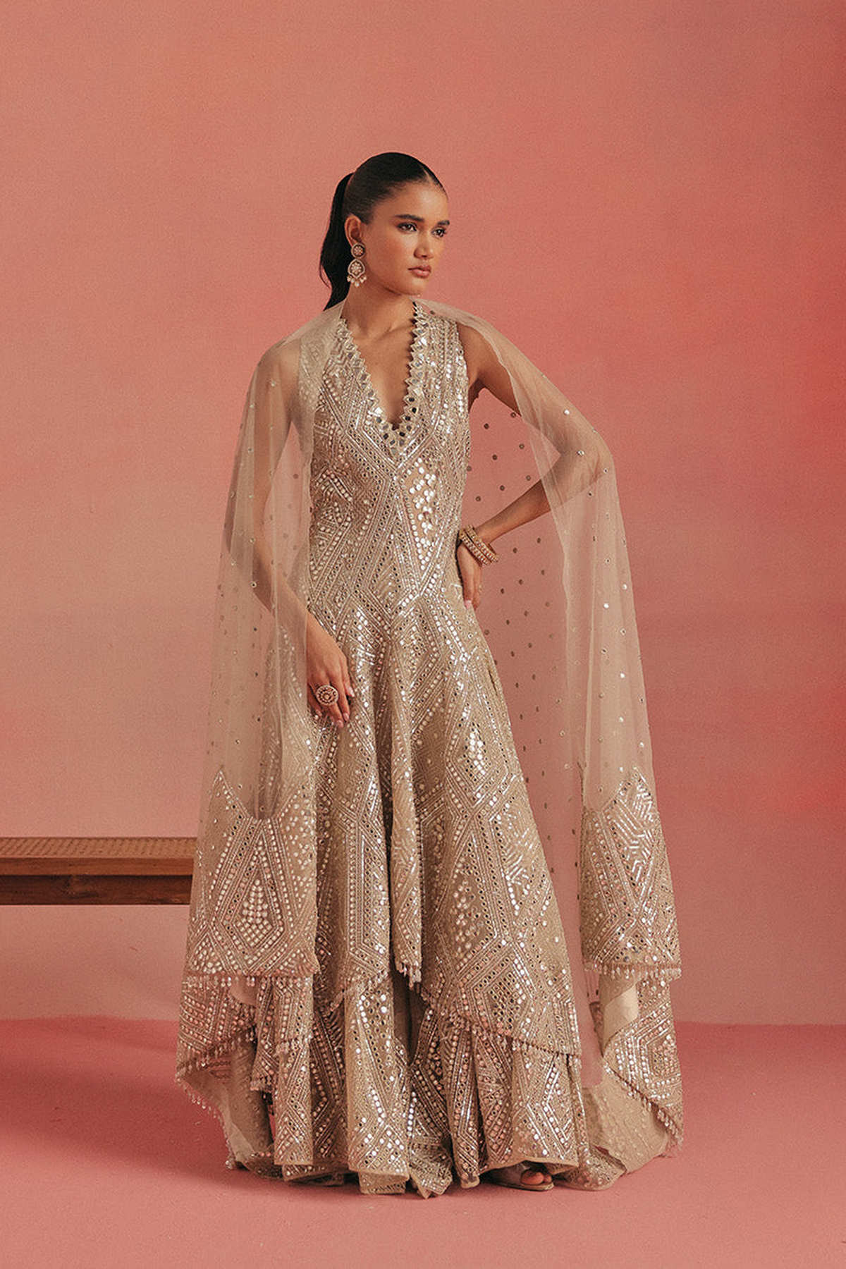 Hi-Low Sherwani Jacket