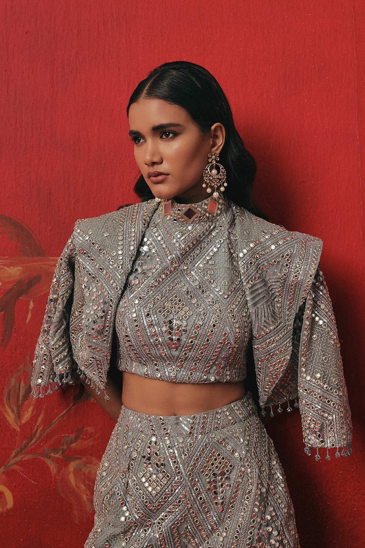 Monarch Collar Crop Jacket