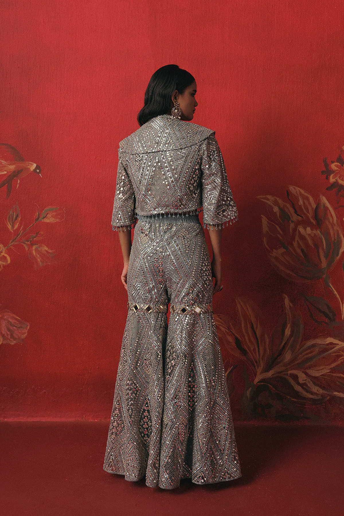 Monarch Collar Crop Jacket