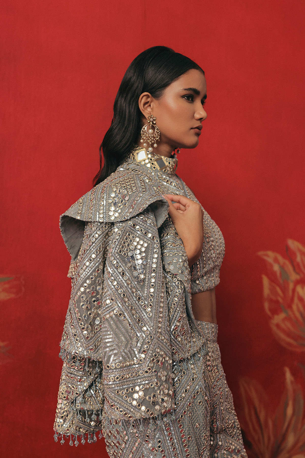 Monarch Collar Crop Jacket
