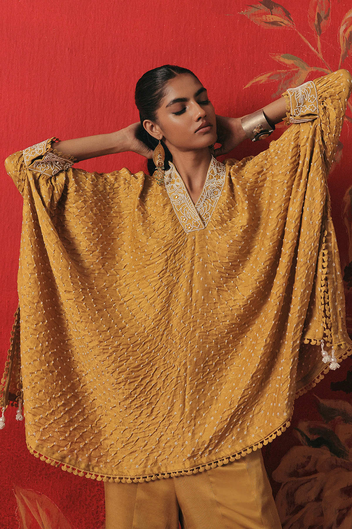 V Neck Kaftaan