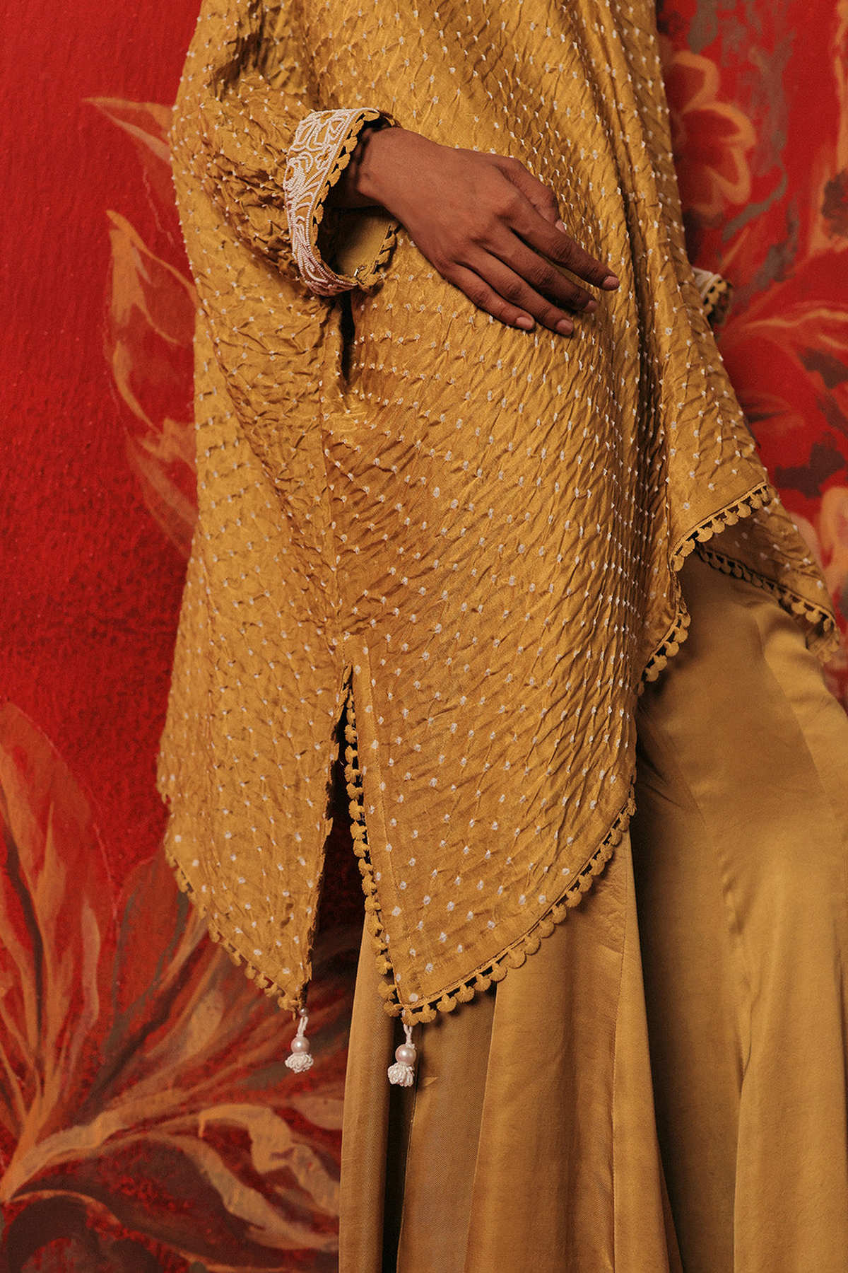 V Neck Kaftaan