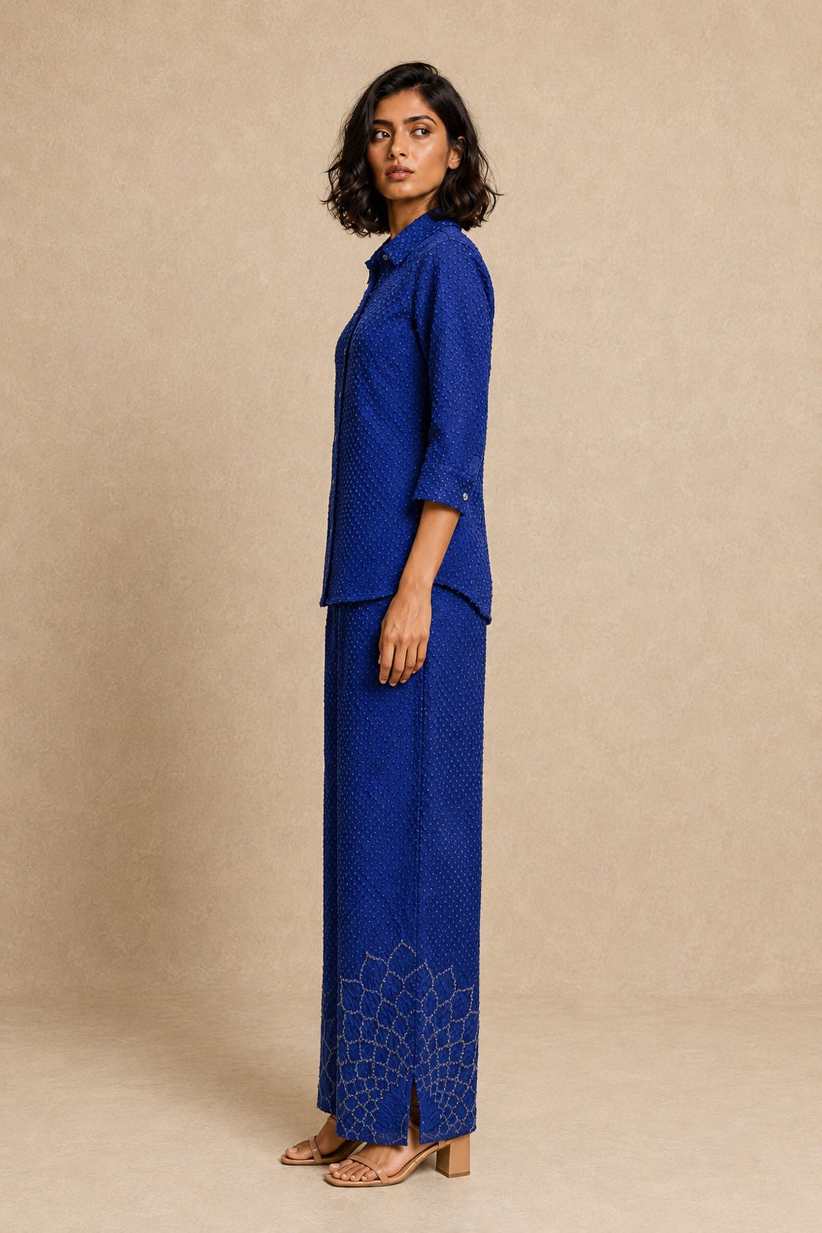 Rai Bandhani Bellbottoms
