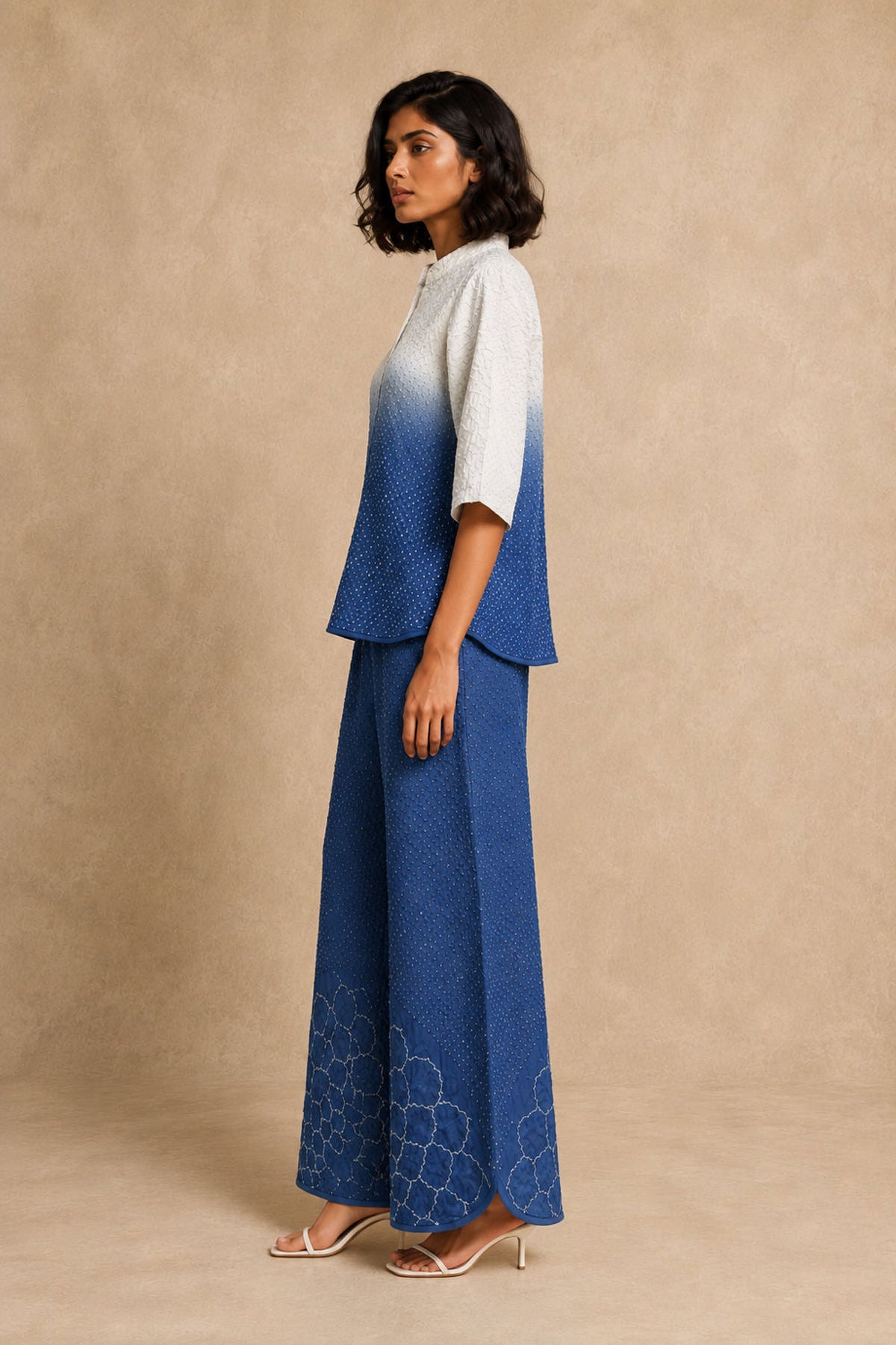 Rai Bandhani Bellbottoms