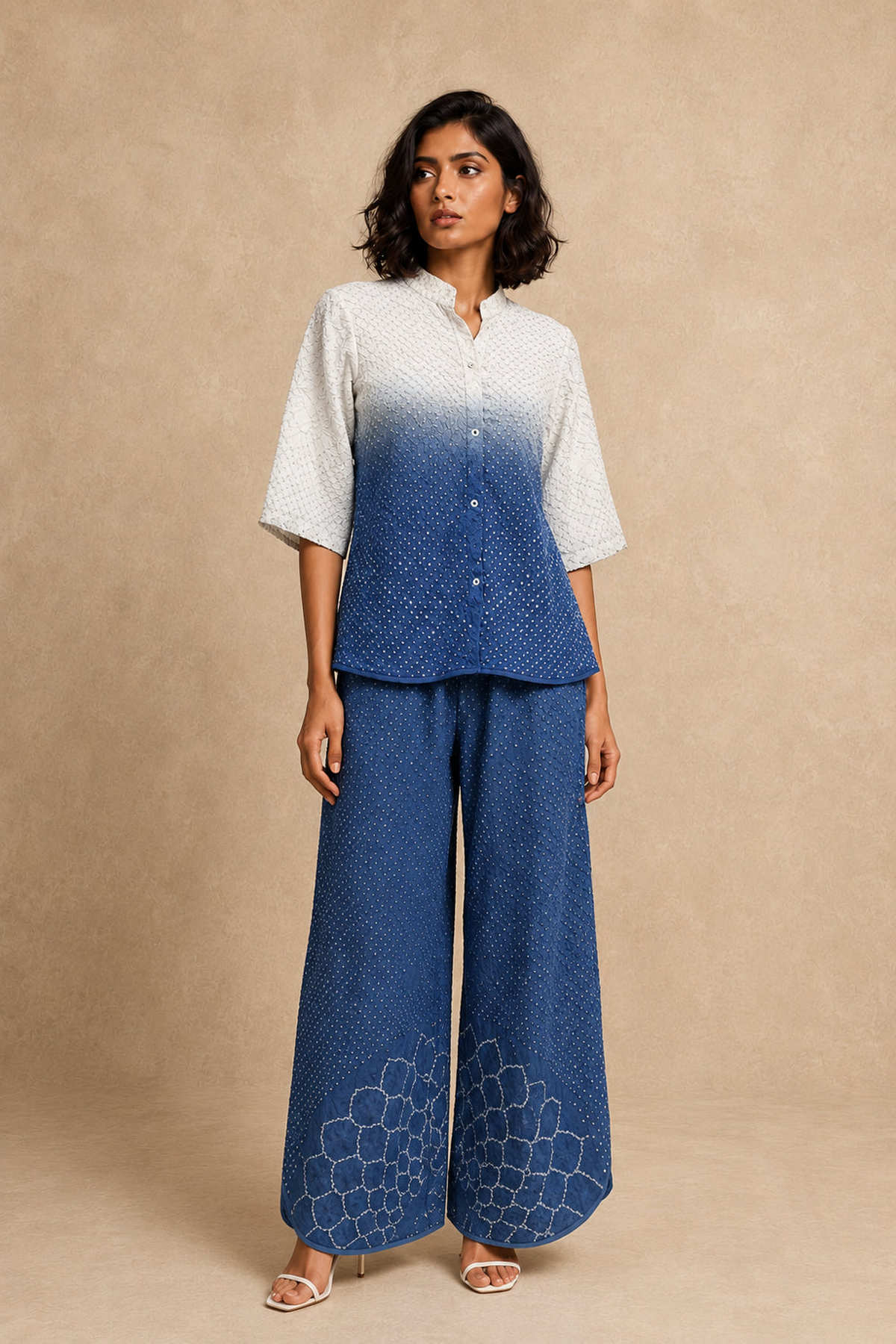 Rai Bandhani Kurta Shirt