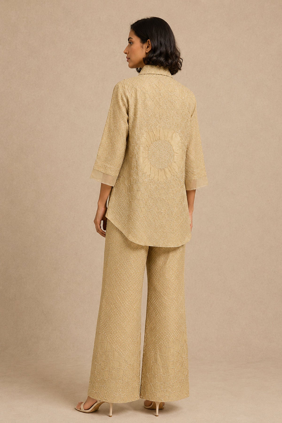 Rai Bandhani Bellbottoms