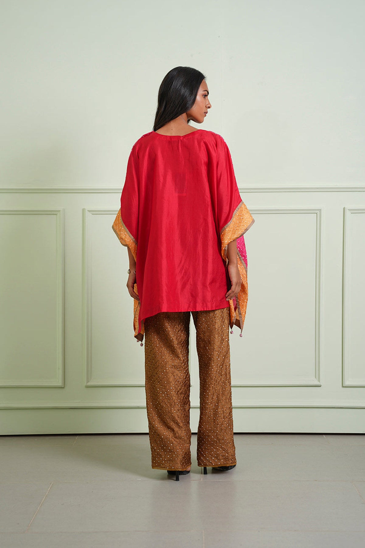 Crushed Bandhani Pants