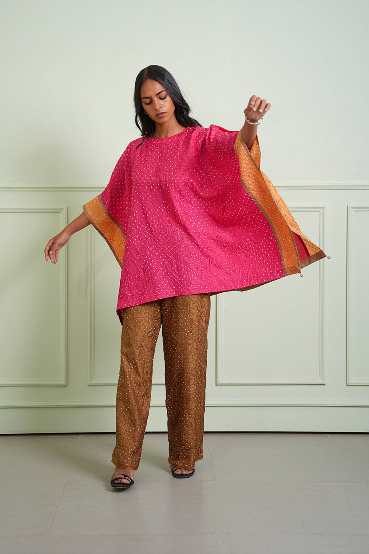 Crushed Bandhani Pants