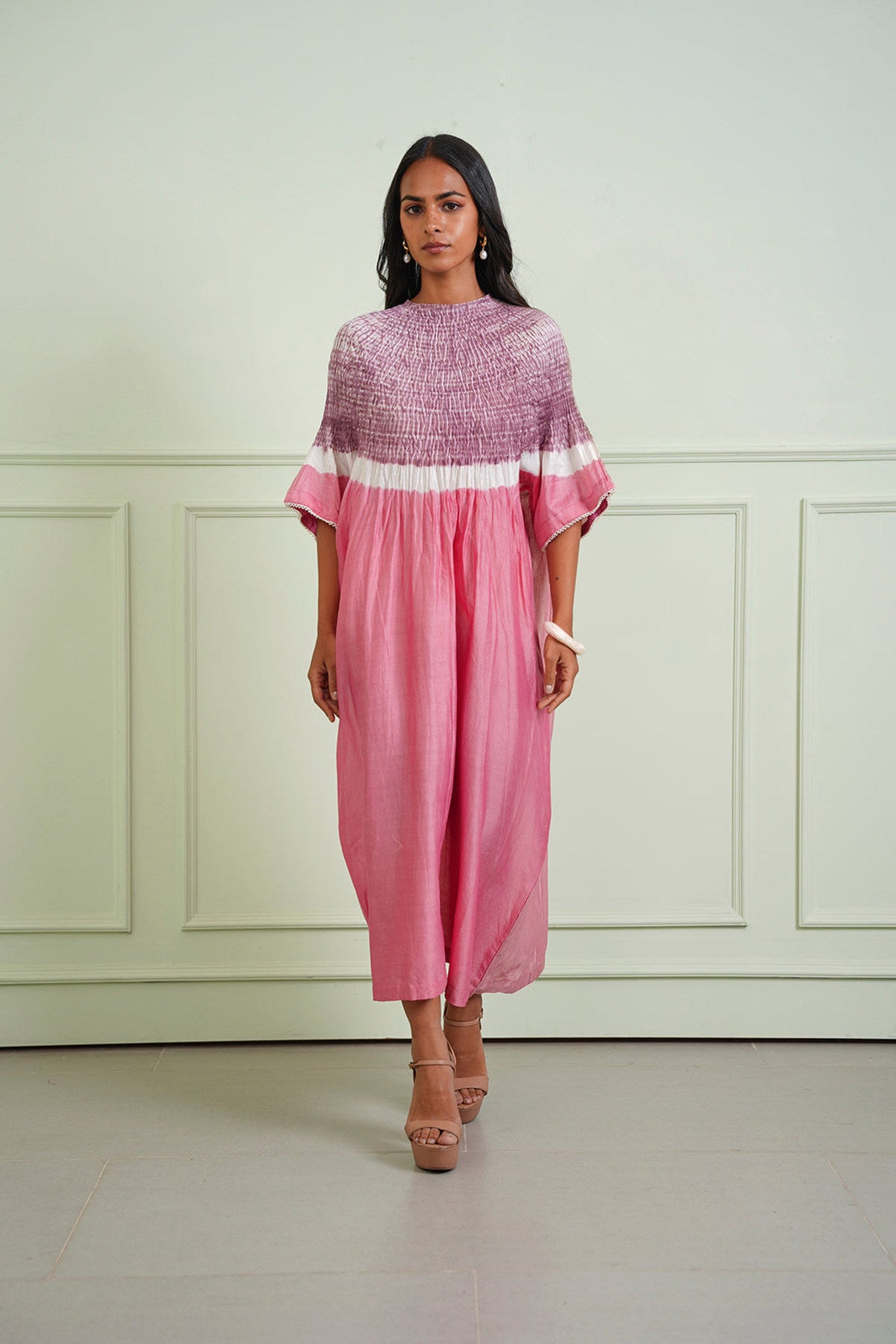 Shibori Tissue Kurta