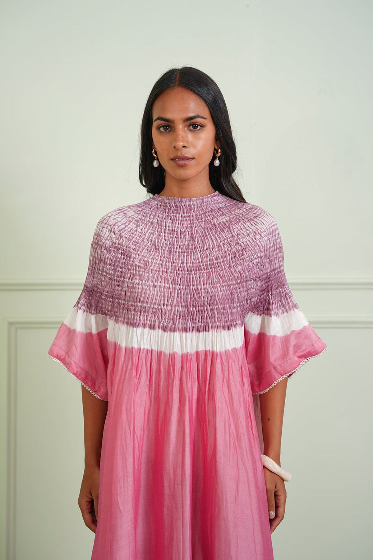 Shibori Tissue Kurta