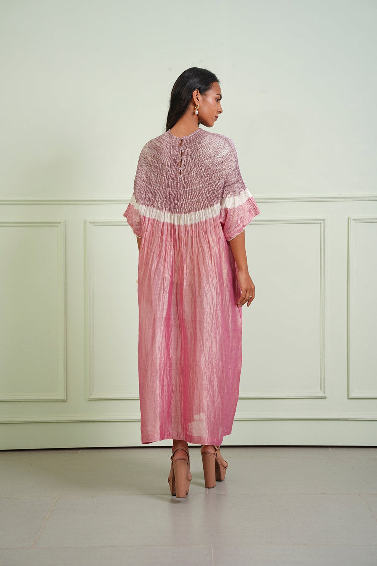 Shibori Tissue Kurta