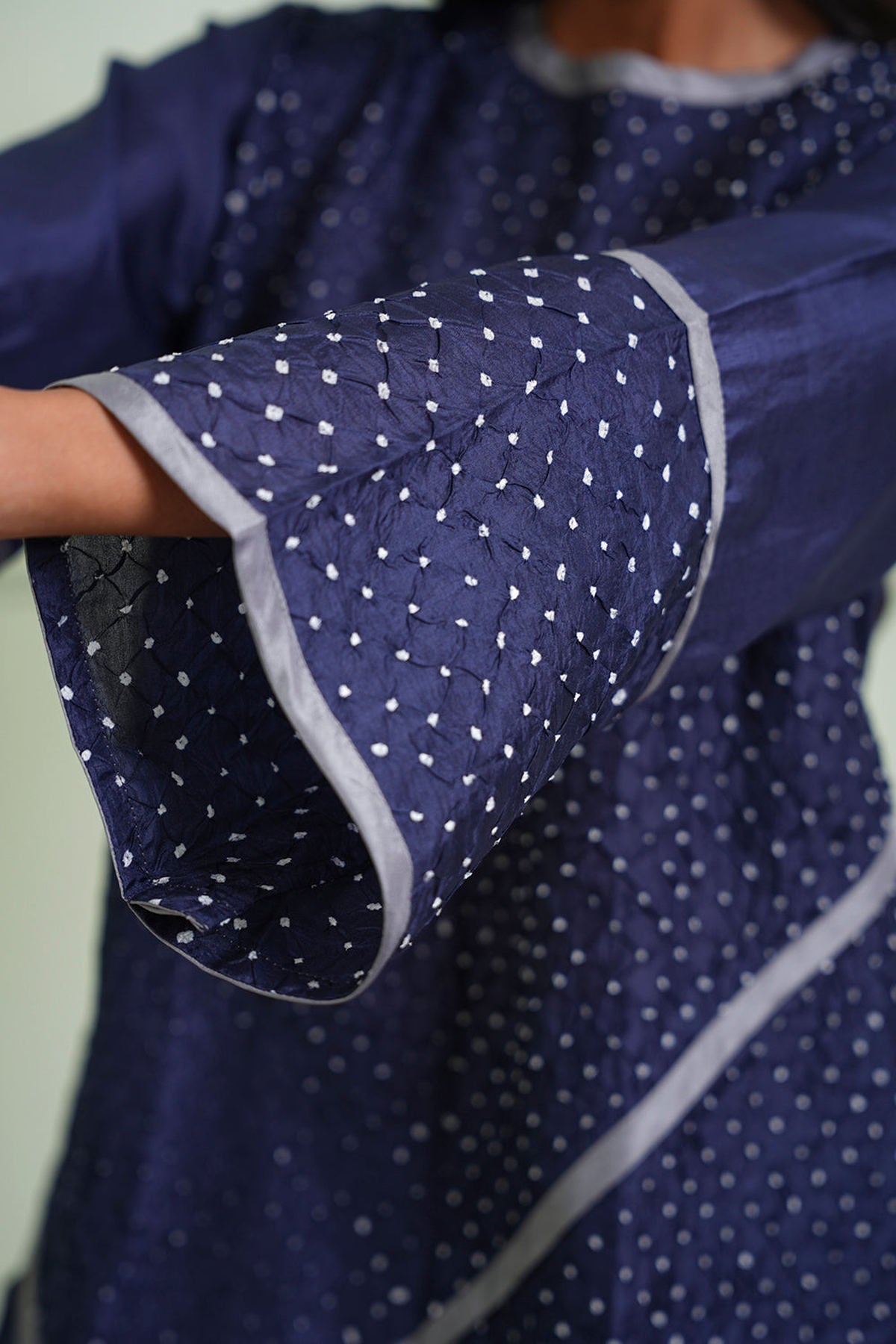 Crushed Bandhani Top