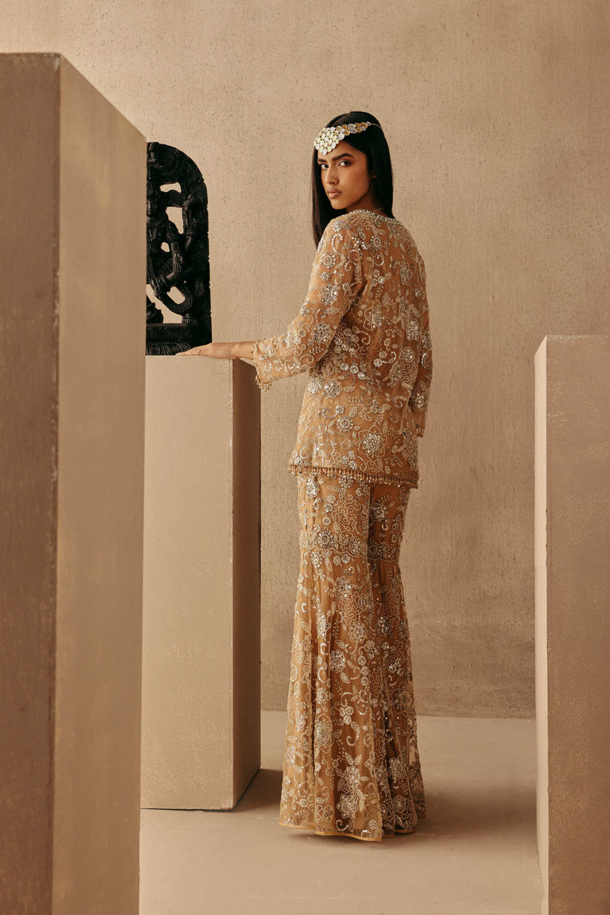 Mirrorwork Shararas Pants