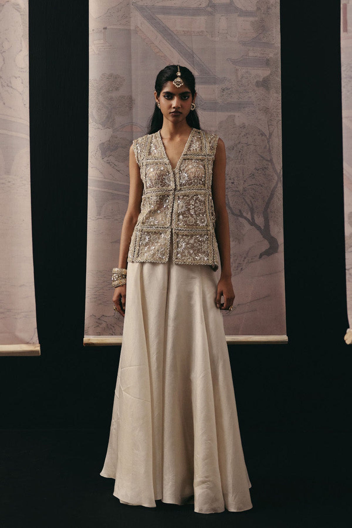 Flared Skirt Pants