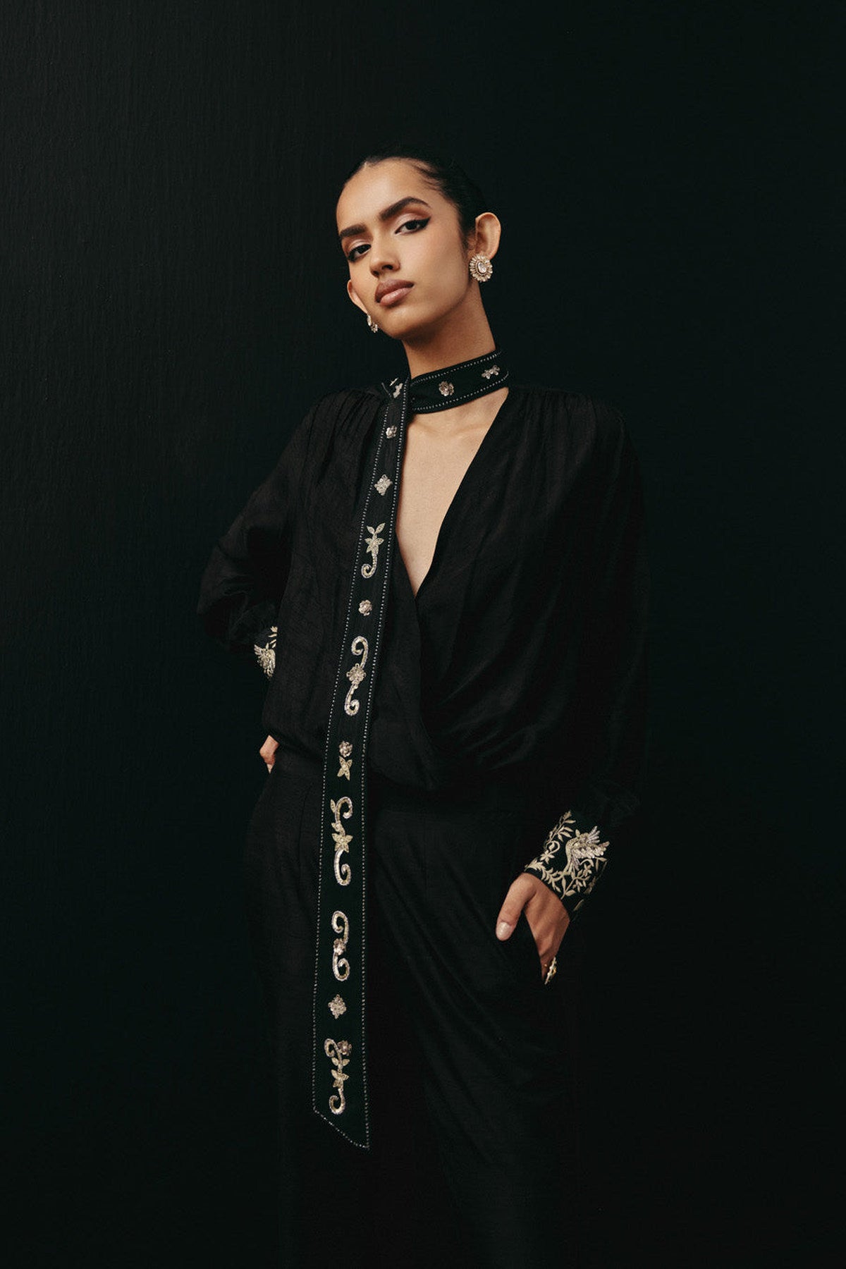 Parsi Gaara  Bow Tie Shirt