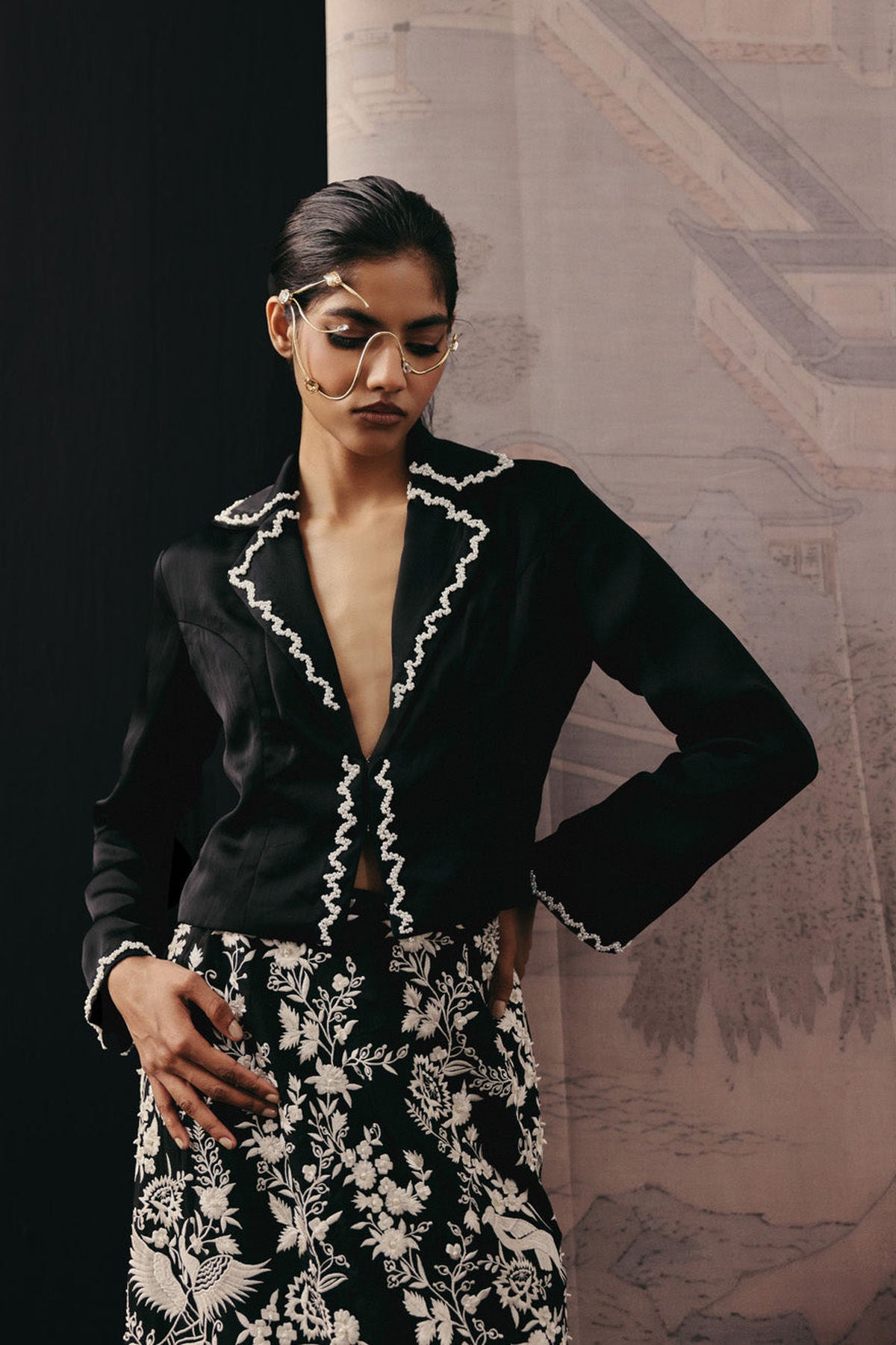 Jacket With Beadwork