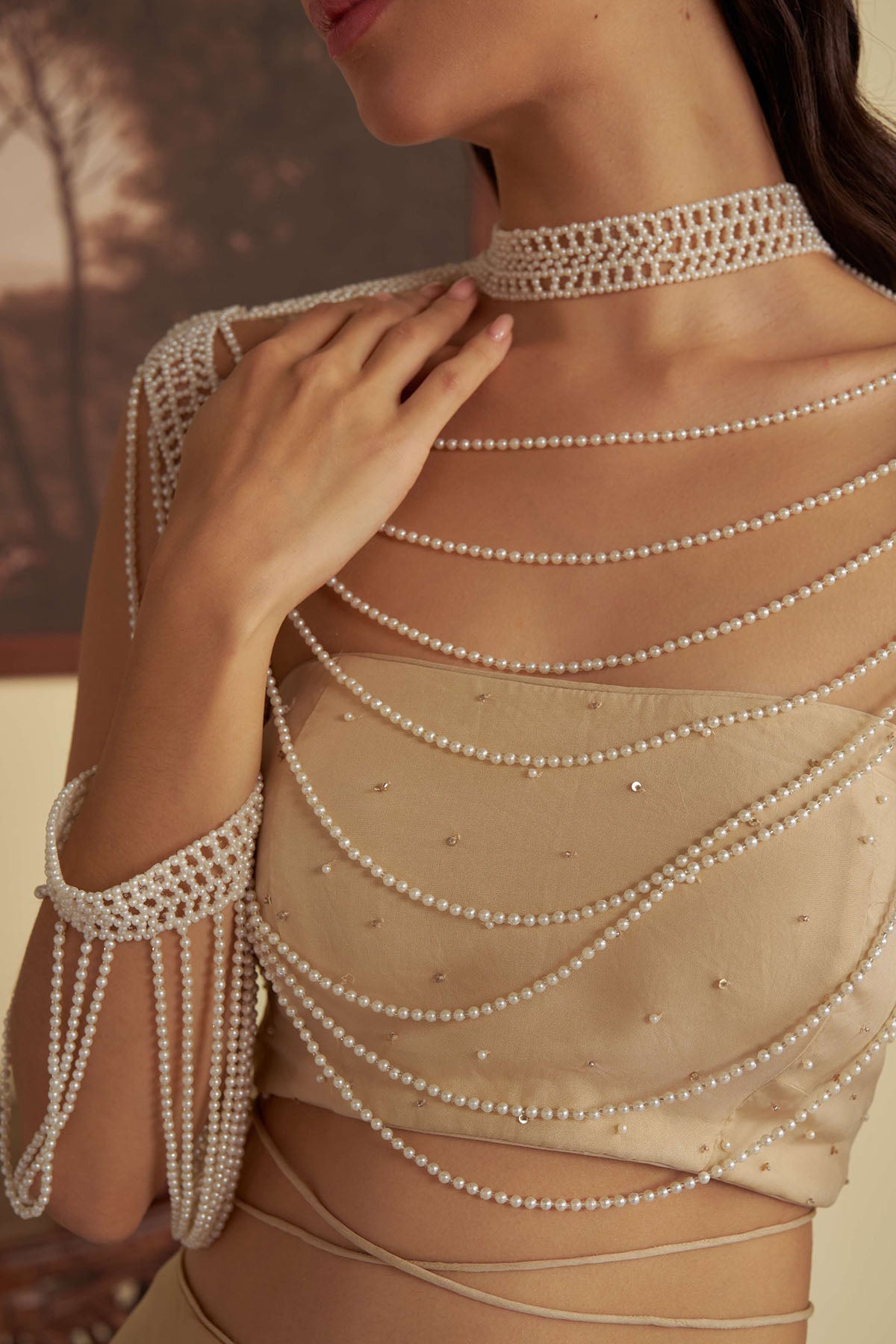 Victoria goldine lehenga