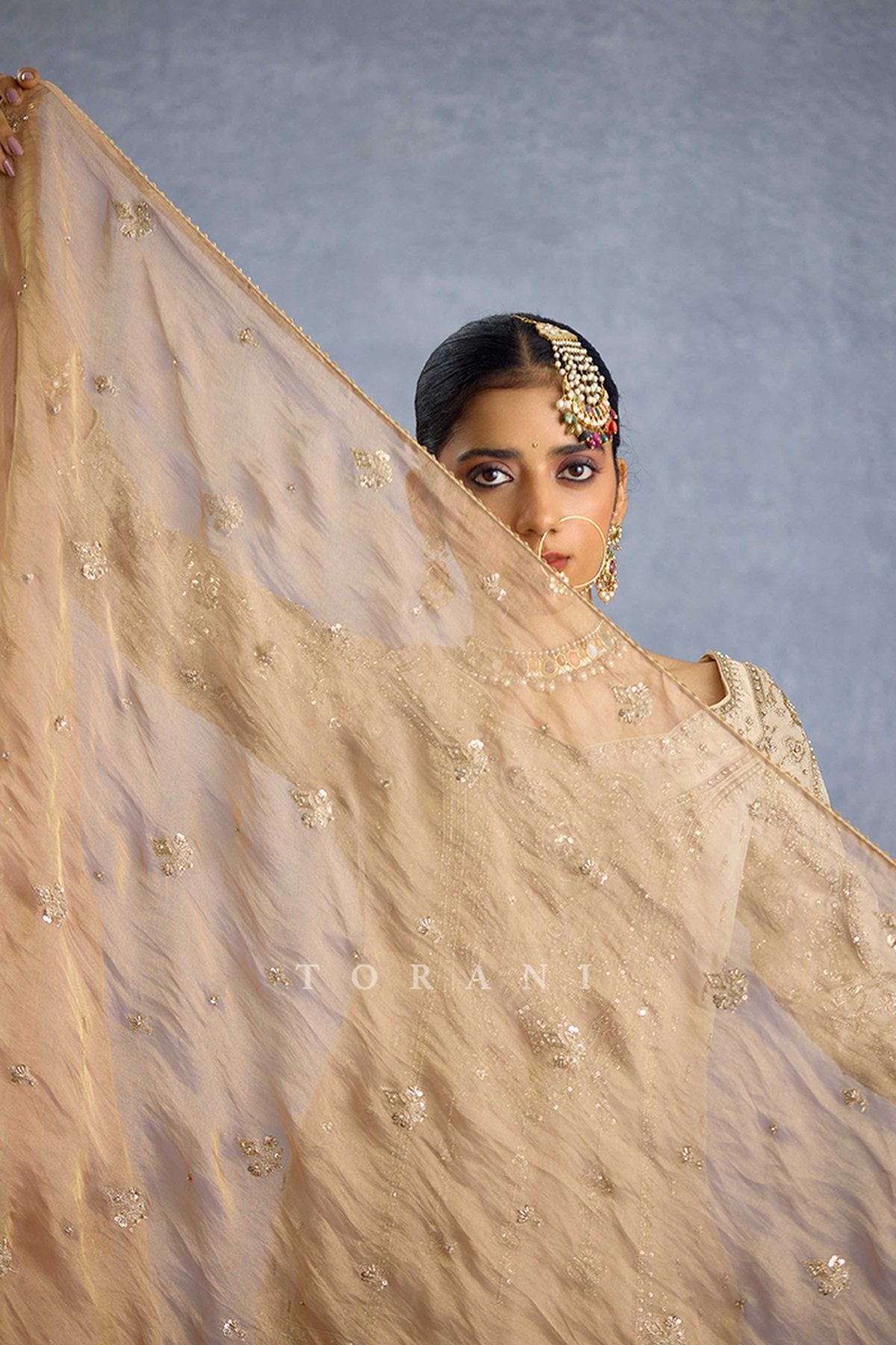 Zard Noor Malka Gharara Set