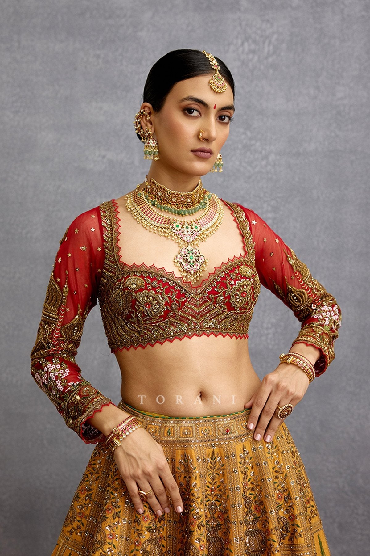 Zarqash Sidra Lehenga Set
