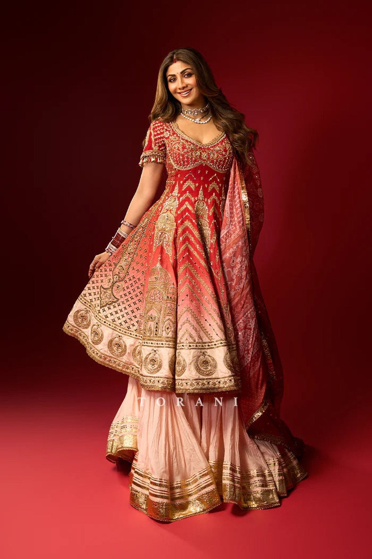 Zehra Mahtabe Fareedan Gharara Set