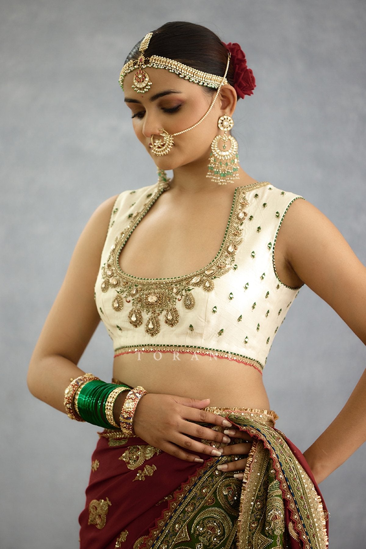 Zehra Neelat Aneeqa Saree Set