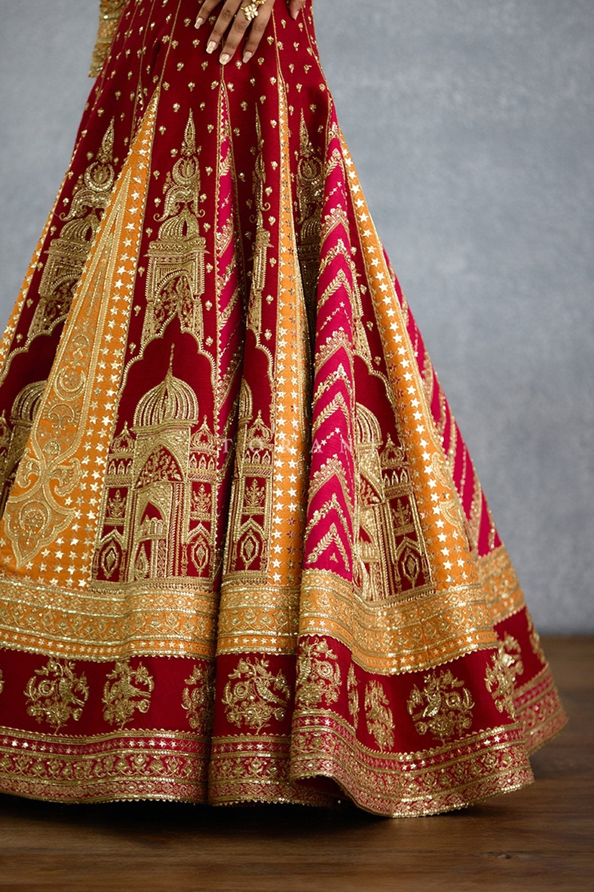 Zehra Zafrani Misba Lehenga Set