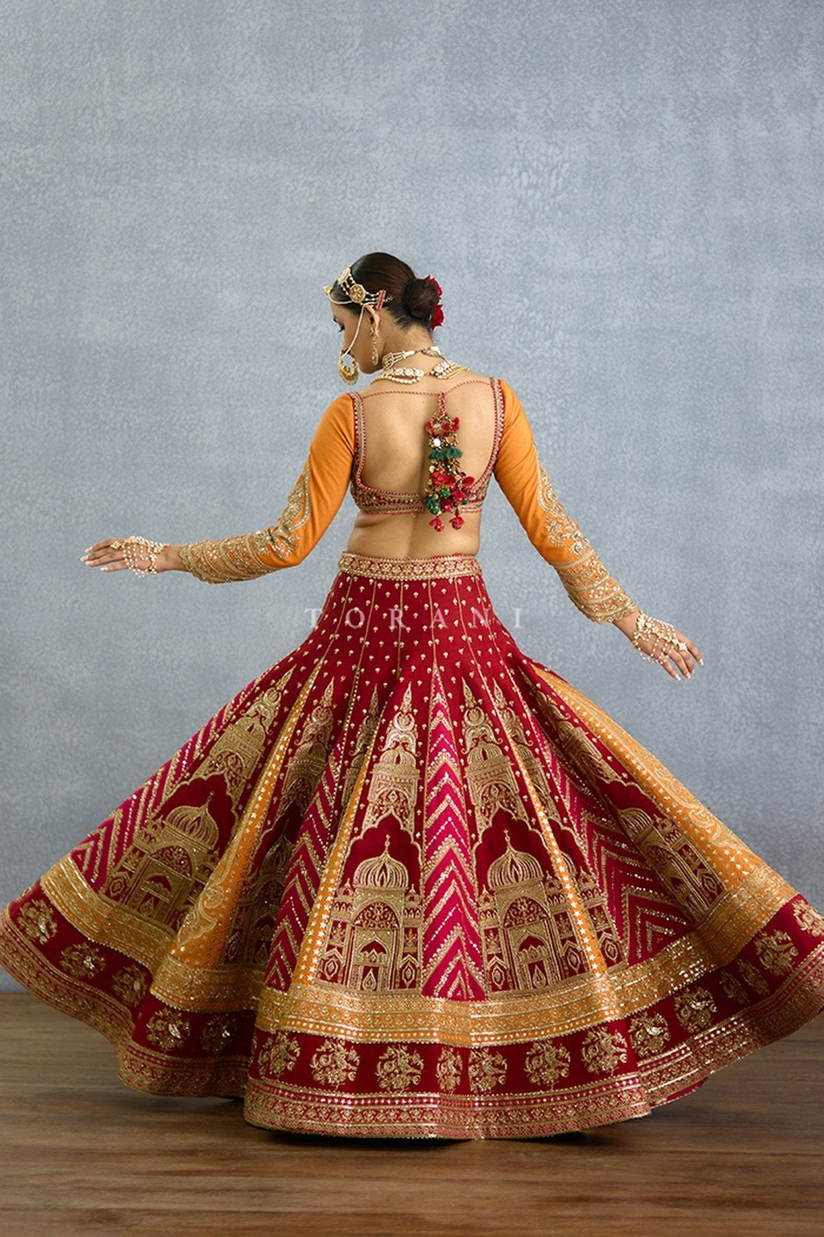 Zehra Zafrani Misba Lehenga Set