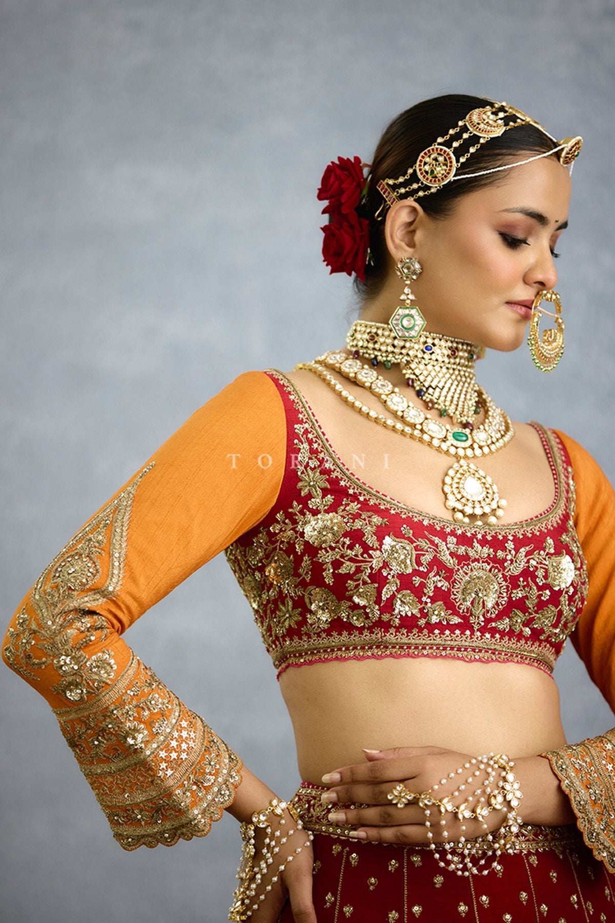 Zehra Zafrani Misba Lehenga Set