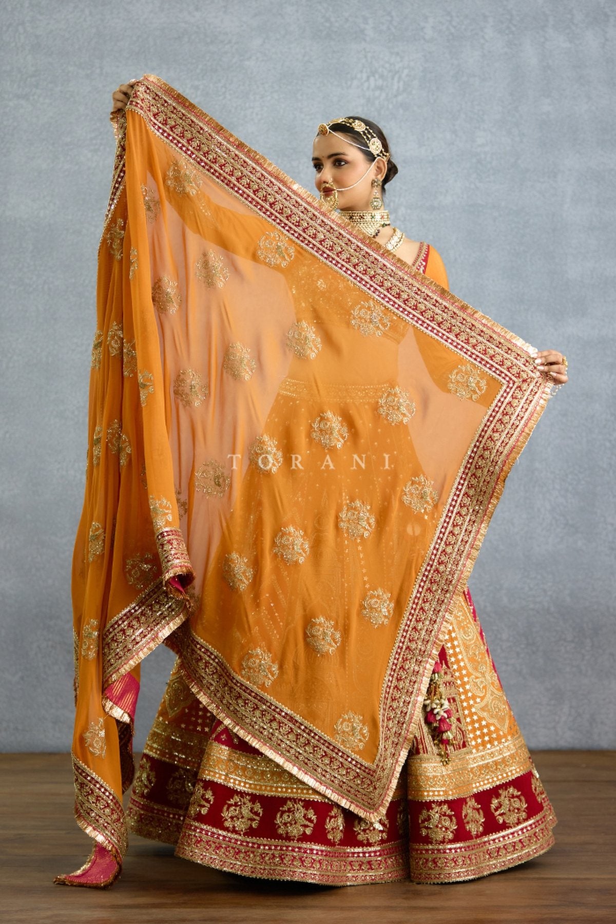 Zehra Zafrani Misba Lehenga Set